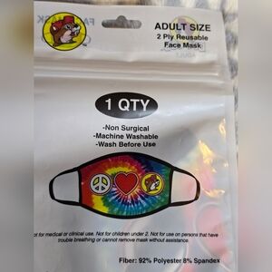 BUC-EE'S Colorful Tie-Dye Adult Face Mask